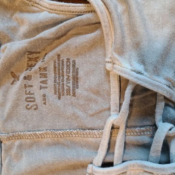 American Eagle -376 Outfitters Soft and Sexy tank top grey Extra Small‎ - Picture 3 of 5